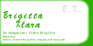 brigitta klara business card